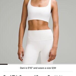 Lululemon bend this scoop and square sports bra